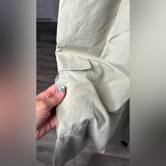 Zara Olive Green Zara Long Cargo Jumpsuit - Picture 4 of 12